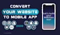 convert your website to app, android and ios webview app