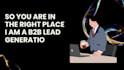 do data entry and best lead generation works