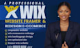 build wix website redesign build wix framer  ecommerce website design