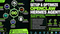 setup openclaw hermes agent api optimizations second brain n8n jarvis ai ollama