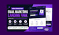 design a high converting email marketing landing page