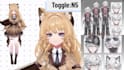 design and rig live2d vtuber model anime vtuber streaming avater chibi style