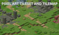 make pixel art tileset pixel top down map tileset rpg tileset indle games asset