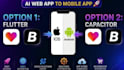 convert your website, lovable or base44 app to ios and android with capacitor