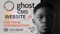 setup ghost website customize ghost cms theme ghost cms blog theme ghost cms seo