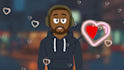 an animated music video
