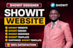 redesign your showit website, update, customize showit design
