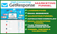 set up getresponse marketing funnels with automated workflows