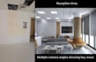 office interiors with top design and render photorealistic