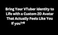 do 2d vtuber model
