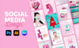 design professional instagram posts for your skincare brand