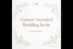 create luxury wedding invitation and nikkah card video