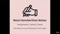 create neat handwritten notes from your digital text