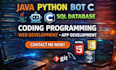 script java python bot c sql database programming projects coding