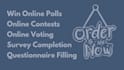 fill online survey forms, research forms, questionnaire and polls