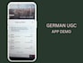 create authentic tech, app and wellness ugc videos in german
