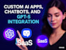 develop custom ai apps, chatbots, and saas platforms