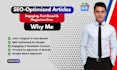 write professional articles for startups and blogs
