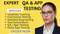 do app testing website testing QA testing iphone ipad android user testing