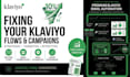 audit setup klaviyo email marketing, klaviyo flows and klaviyo shopify email fix