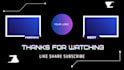 design professional youtube end screen, outro and end card