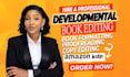 be your developmental editor, line, and copy editor