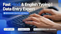 do fast hindi and english typing data entry and pdf to word conversion