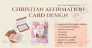design affirmation card kdp prayer journal, copy edit and format christian ebook