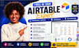 design airtable interface, airtable database and airtable automation