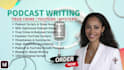write podcast scripts, true crime youtube content faceless video SEO show notes