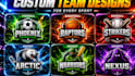 create a modern sports logo for your team, club or brand
