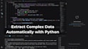 do python pdf data extraction to excel or csv with data cleaning