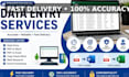 accurate data entry, excel data entry and PDF conversion