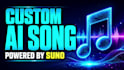 produce and mix a custom ai song using suno