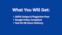 write SEO friendly articles for google adsense approval