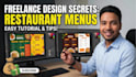 provide restaurant menu data entry and design