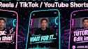 edit viral shorts and reels with animated captions