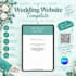 create a canva wedding website with rsvp