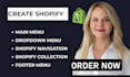 setup add fix shopify collection shopify navigation shopify menu dropdown menu