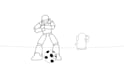 make 2d frame by frame handdrawn animation traditional 2d line art pencil sketch