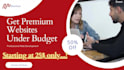 budget business portfolio website and web application