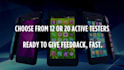 perform 12 to 20 tester for iphone ios mobile app testing testflight closed beta
