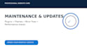 manage, maintain and optimize your website monthly