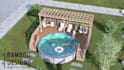 design DIY above ground pool deck plans for permit and construction