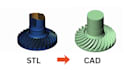 do reverse engineering and create cad model from your 3d scan mesh data or stl