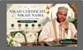 design an elegant islamic nikah certificate and nikah nama