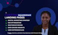 design custom squarespace landing page