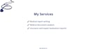 write medical insurance and disability reports