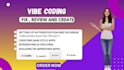 vibe coding website, lovable ai, replit ai, base44, cursor web app, fix bugs