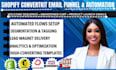 design shopify convertkit email funnels welcome sequence product launch template